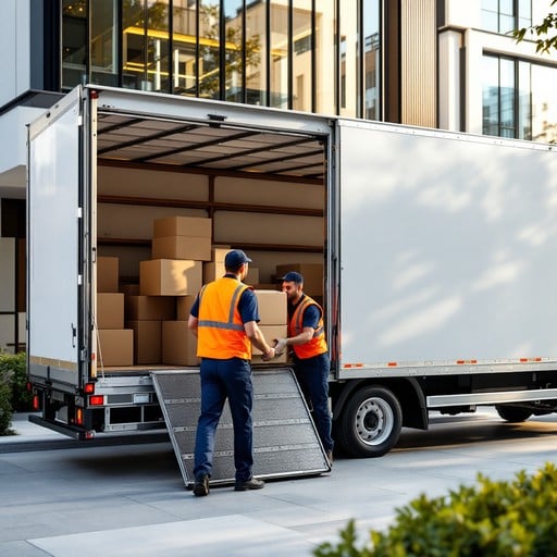 Trucks, warehouse, or logistics team